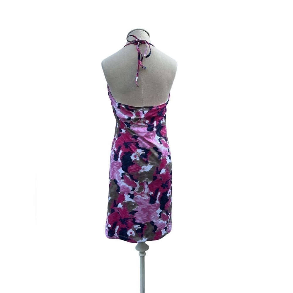 NWT Meridian Halter Cup Spa Dress Coverup Pink Martini Size Medium - Picture 6 of 10